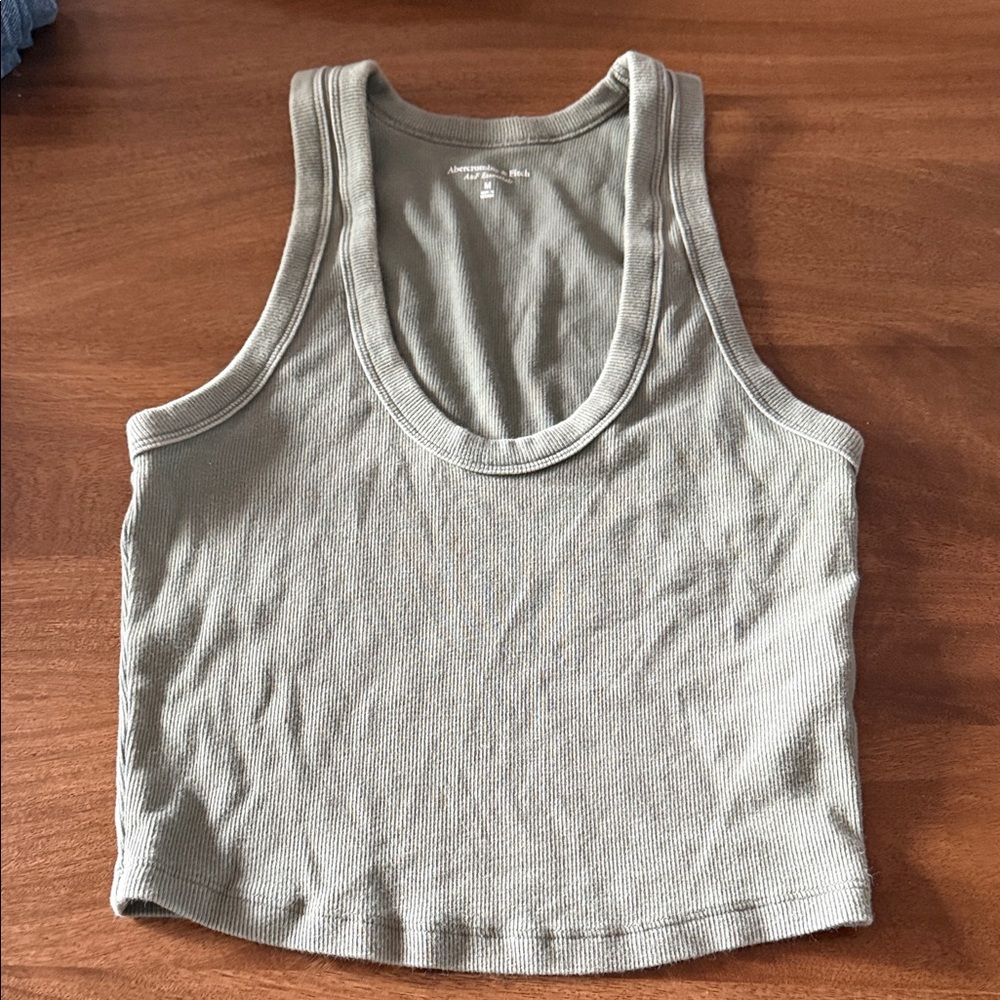 Abercrombie & Fitch Light Gray Tank Top